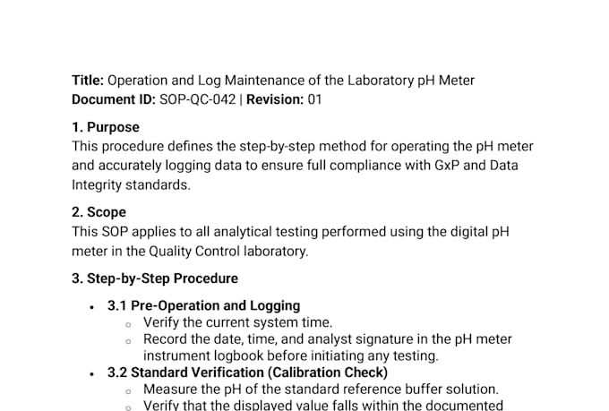 write or review your pharmaceutical gxp sops and CSV documentation